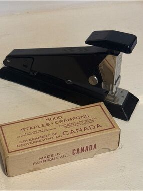 Vintage Apsco 2002 Metal Stapler - Made in Sweden - Tested Working With Staples